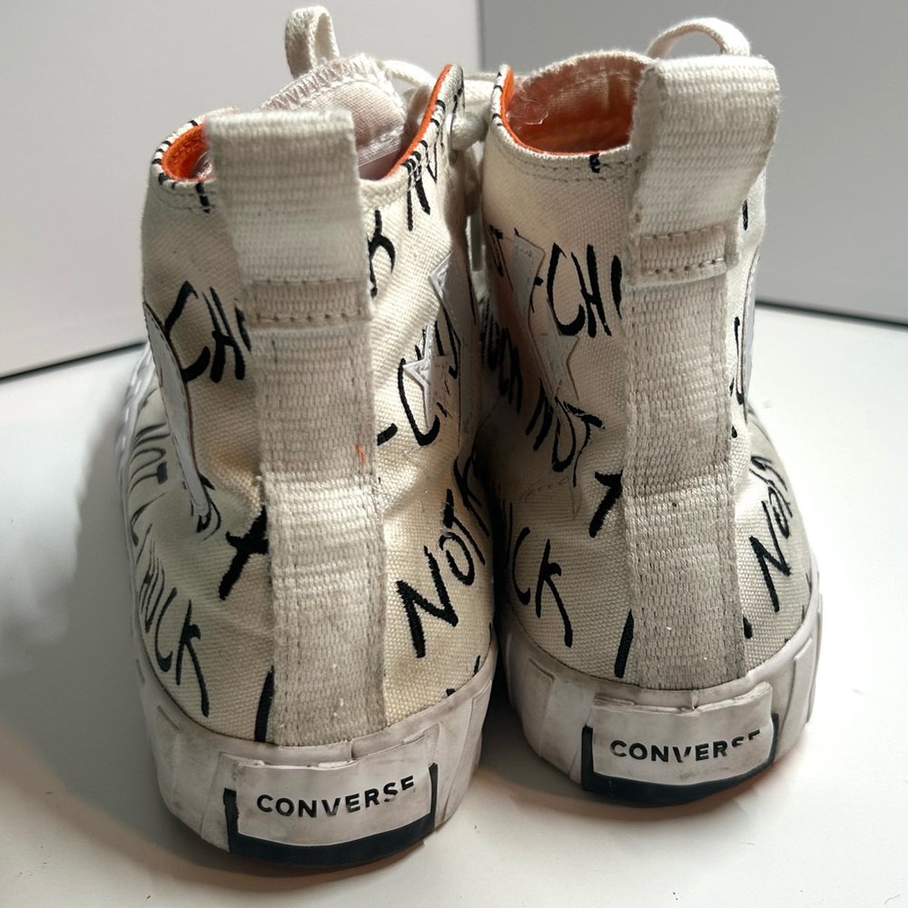 Converse Men's UNT1TL3D White "Not a Chuck" Hightops in‎ Size 8.5 - Picture 10 of 15